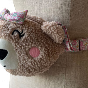 Style Teddy Bear Bow Bæltetaske-pung cover<br> No 03