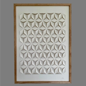 Folded Paper Art Object 1 - Small flower