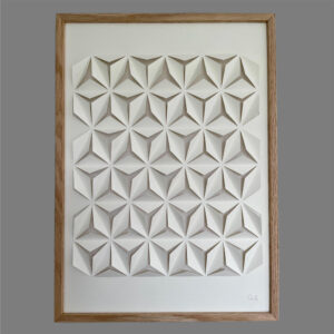 Folded Paper Art Object 2 - Big flower